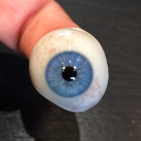 Hand blown prosthetic glass eyes 1900 - Antique Collectible