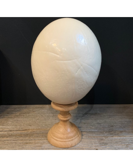 Waxed wooden egg base / ball - Perfect for emu eggs