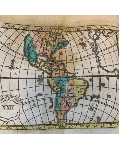 "Atlas des enfans" - children's atlas - Old book of 1790