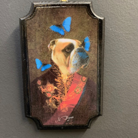 Anthropomorphic Medallion by John Byron - Spring Bulldog
