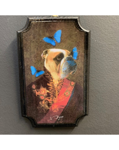 Médaillon anthropomorphique par John Byron - Spring Bulldog