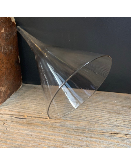 Antique glass laboratory funnel - Size M