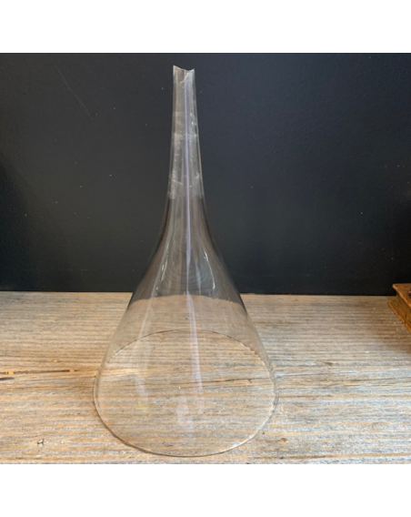Antique glass laboratory funnel - Size M