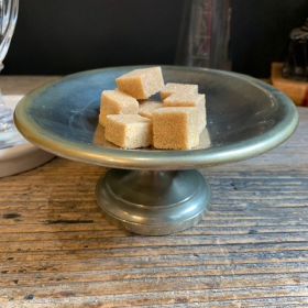 Coupe à sucre pour absinthe - Objet de bistrot en métal argenté - Porte-sucre