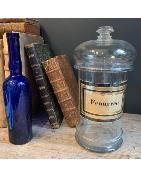 19th century Herbalist's or Pharmacist's candy jar - Fenugrec