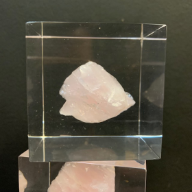 Inclusion minérale - Quartz rose