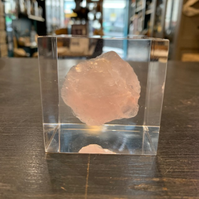 Inclusion minérale - Quartz rose