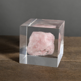 Inclusion minérale - Quartz rose