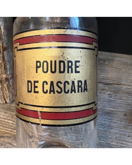 Antique pharmacy - Powder of cascara - XIXth century
