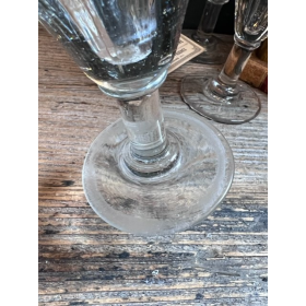 Antique twisted absinthe glass - Ref E