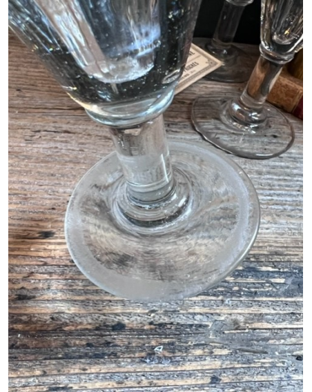 Antique twisted absinthe glass - Ref E