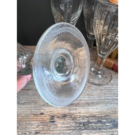 Antique twisted absinthe glass - Ref E