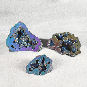 Géode de quartz irisé - Grand modèle
