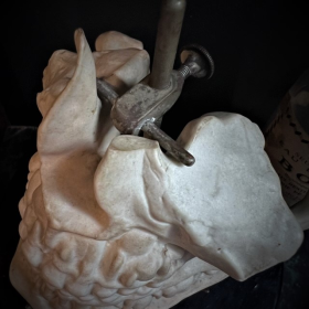 Mâchoires humaines en porcelaine montée sur socle Napoléon III - Modèle anatomique - XIXème siècle