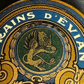 Grains d'Evian - Pilules de santé - Ancienne boîte en tôle - Début XXème siècle - Le plus doux des laxatifs - Ref B