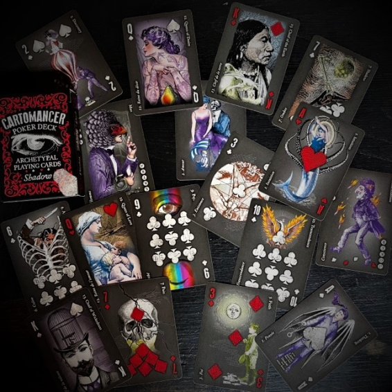 Cartomancer poker deck - Shadow deck - Fortune-telling