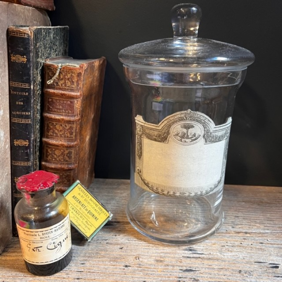 Herbalist's or Pharmacist's jar - XVIIIth century label