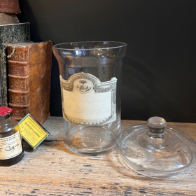 Herbalist's or Pharmacist's jar - XVIIIth century label