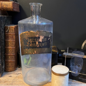Balsamum Fioravanti - Balm of Fioravanti - Antique pharmacy jar - XIXth
