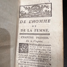 De l'Homme et de la Femme - By M. de Lignac - Volume 3 - Procreation Anatomy - 1779