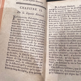 De l'Homme et de la Femme - Par M. de Lignac - Tome 3 - Anatomie de la procréation - 1779