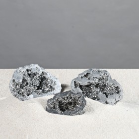 Géode de quartz argent - Modèle Moyen