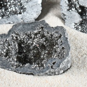 Géode de quartz argent - Modèle Moyen