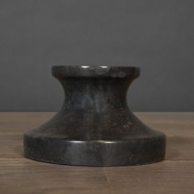 Grey-Black patinated marble...