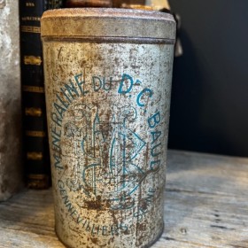 Mineraline du Dr C. Baud - Ancienne boîte de pharmacie en tôle