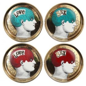 Phrenology Round Dish