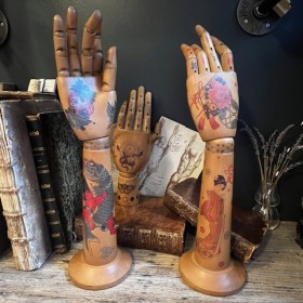 Bras Tatoué en bois - Suikoden - Tatouage japonais en couleurs