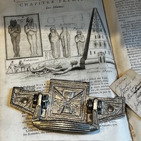 Antique Coffin handle -...