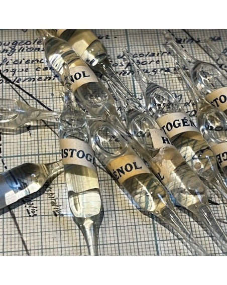 Antique ampoule for hypodermic injection - Histogénol (circa 1900)
