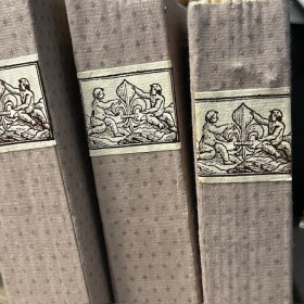 Decayed book notebook of Merci Louis manufacturer - Fleur de Lys model