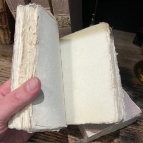 Decayed book notebook of Merci Louis manufacturer - Fleur de Lys model