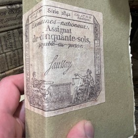 Notebook Assignats of Merci Louis