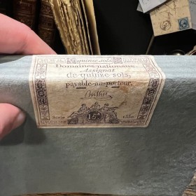 Cahier Livre Aux Assignats de la Maison Merci Louis