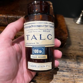 Talc - Flacon de pharmacie...