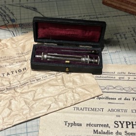 Antique hypodermic syringe...