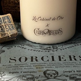 Pillar Candle by Cabinet de Cire for Curiositas - Curiositas logo