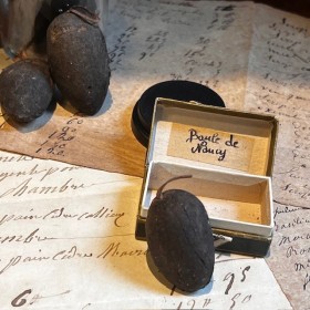 Boule de Nancy in it's pharmacy box - Vulnerary Ball - Steel Ball