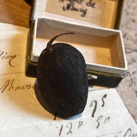 Boule de Nancy in it's pharmacy box - Vulnerary Ball - Steel Ball