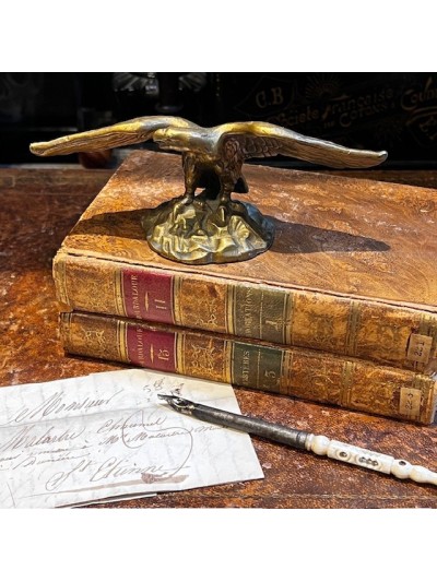 Aigle ancien en bronze -...