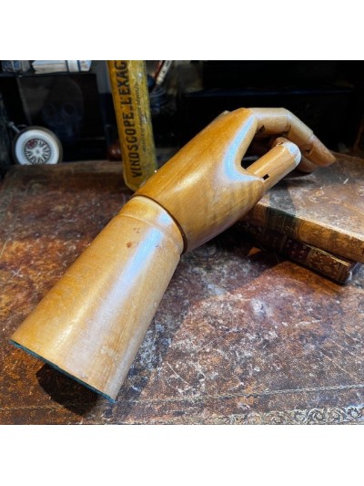Main en bois articulée...