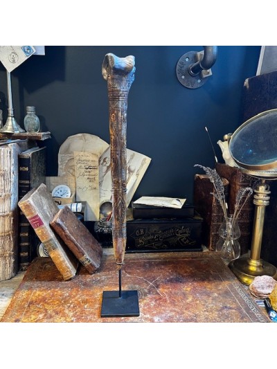 Papuan dagger in engraved...