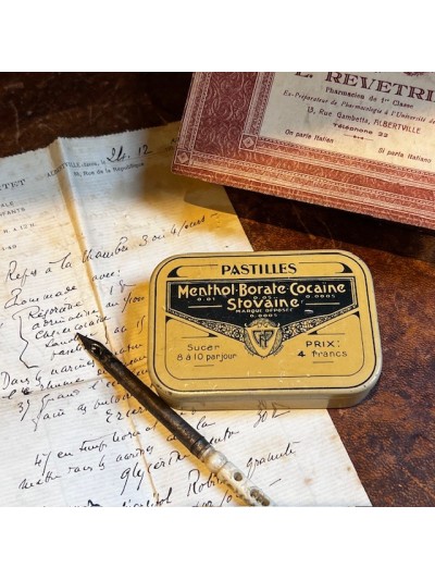 Metal box of breath mints...