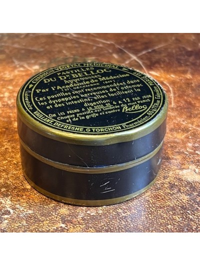 Pastilles du Dr BELLOC - Ancienne boîte de médicaments en tôle