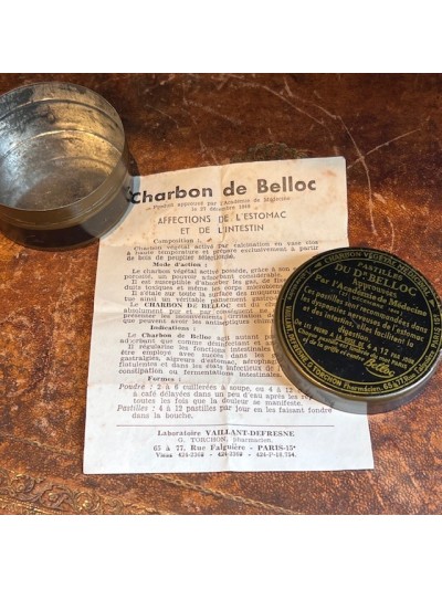 Pastilles du Dr BELLOC - Ancienne boîte de médicaments en tôle