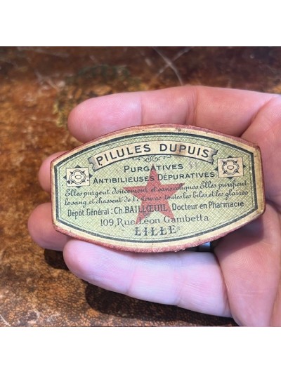 Pilules Dupuis - Purgatif - Ancienne boîte de médicaments en carton