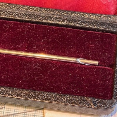 Needle - Dr. Léon Finelle's trocar in its case - Early 20th century